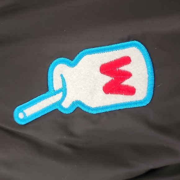 New RARE HTF Torrid X Hello Kitty Patch Bomber Jacket Size 2 Torrid (18/20)  2X - Picture 3 of 16